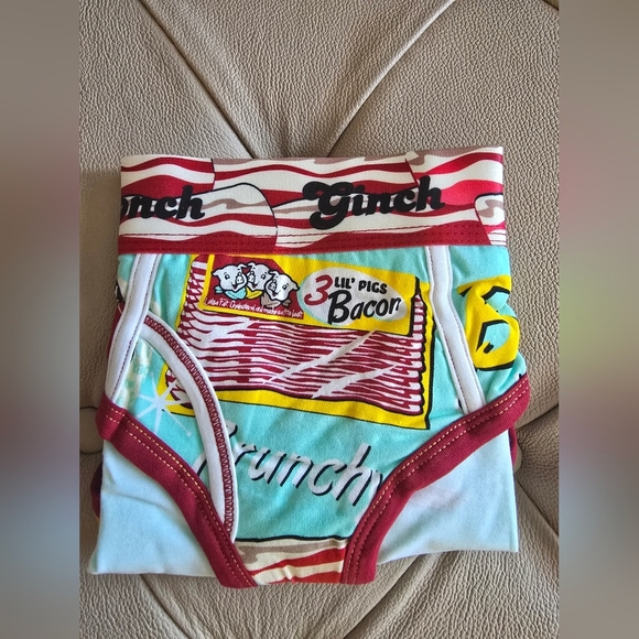 Ginch Gonch Love Bacon Panties Briefs Underware Live Like A Kid Size L - Picture 6 of 6